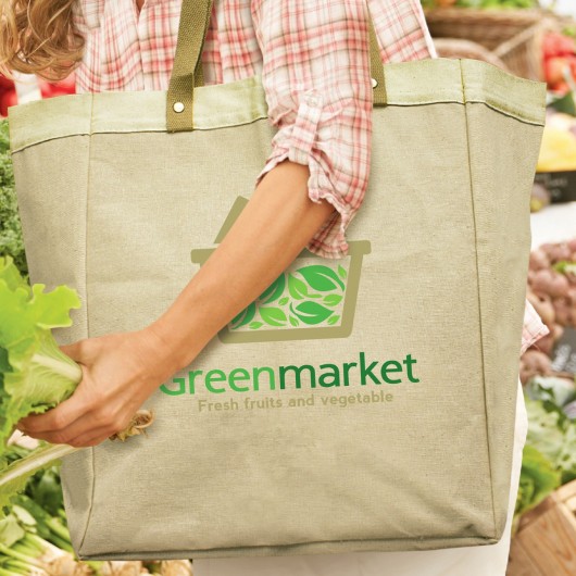Market Tote Bags Lifestyle Shot